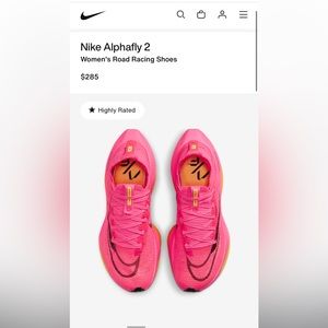 Nike Women’s Alphafly 2 Racing shoes